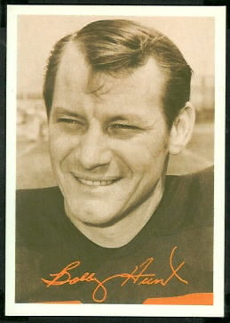 Bobby Hunt 1969 Tresler Comet Bengals football card