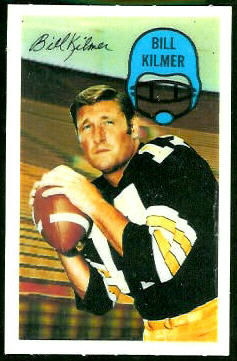 Bill Kilmer 1970 Kelloggs football card