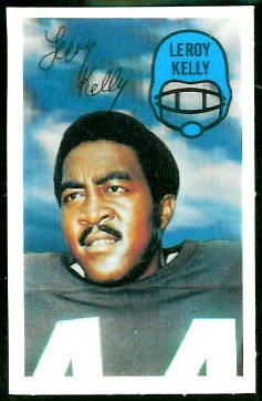 Leroy Kelly 1970 Kelloggs football card