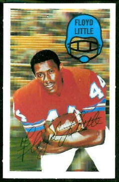 Floyd Little 1970 Kelloggs football card