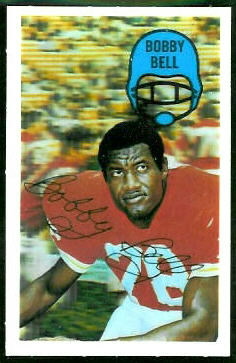 Bobby Bell 1970 Kelloggs football card