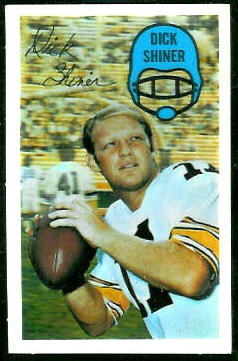 Dick Shiner 1970 Kelloggs football card