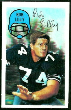 Bob Lilly 1970 Kelloggs football card