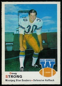 Doug Strong 1970 O-Pee-Chee CFL football card