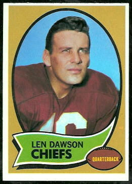 Len Dawson 1970 Topps football card