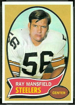 Ray Mansfield 1970 Topps football card