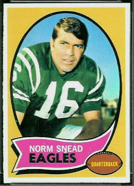 Norm Snead 1970 Topps football card