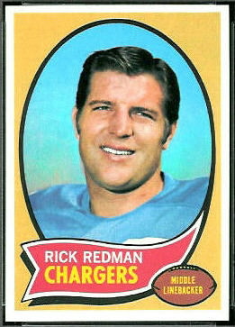 Rick Redman 1970 Topps football card