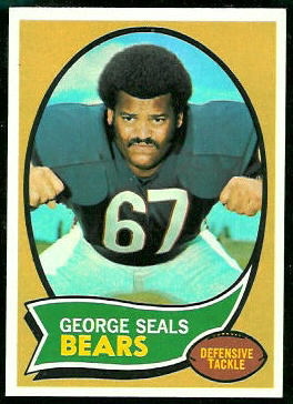 George Seals 1970 Topps football card