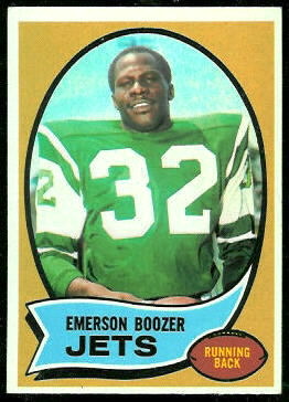 Emerson Boozer 1970 Topps football card Emerson Boozer 1970 Topps football card