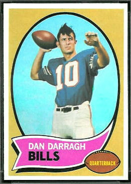 Dan Darragh 1970 Topps football card