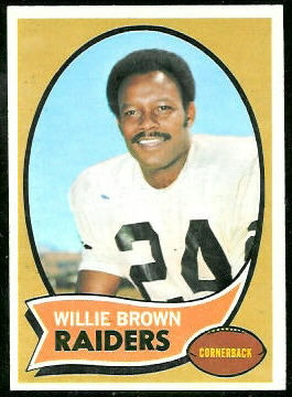 Willie Brown 1970 Topps football card