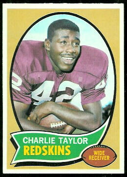 Charley Taylor 1970 Topps football card