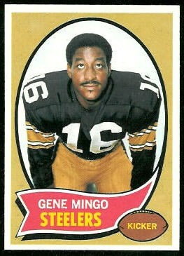 Gene Mingo 1970 Topps football card