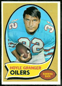 Hoyle Granger 1970 Topps football card