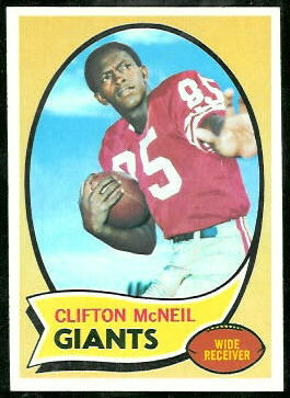 Clifton McNeil 1970 Topps football card