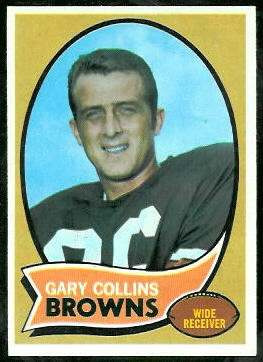 Gary Collins 1970 Topps football card