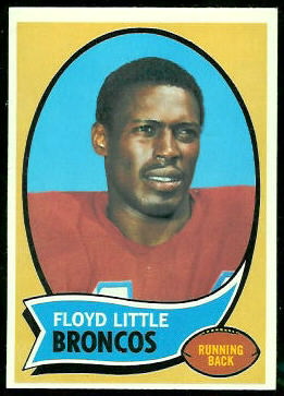 Floyd Little 1970 Topps football card