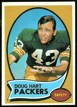 Doug Hart 1970 Topps football card Doug Hart 1970 Topps football card