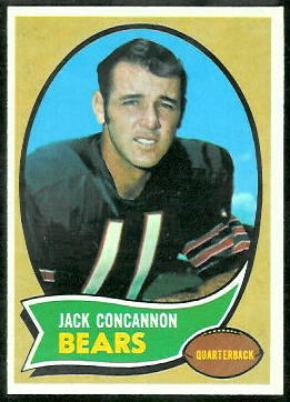Jack Concannon 1970 Topps football card