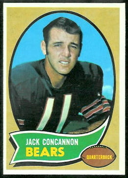 Jack Concannon 1970 Topps football card Jack Concannon 1970 Topps football card