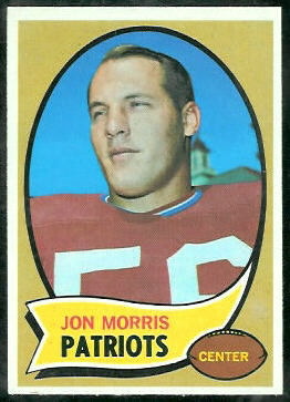 Jon Morris 1970 Topps football card