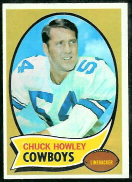 Chuck Howley 1970 Topps football card Chuck Howley 1970 Topps football card