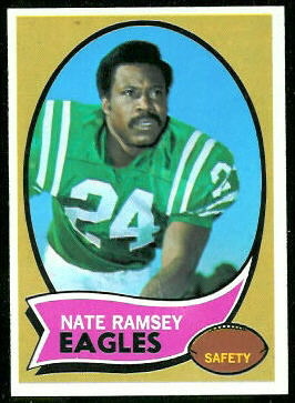 Nate Ramsey 1970 Topps football card