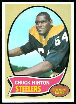 Chuck Hinton 1970 Topps football card Chuck Hinton 1970 Topps football card