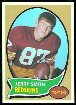 Jerry Smith 1970 Topps football card Jerry Smith 1970 Topps football card