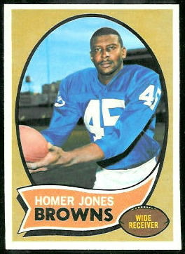 Homer Jones 1970 Topps football card Homer Jones 1970 Topps football card