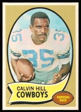 Calvin Hill 1970 Topps football card