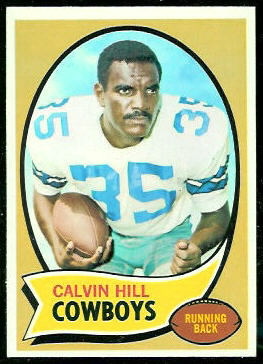 Calvin Hill 1970 Topps football card