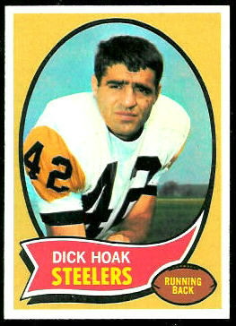 Dick Hoak 1970 Topps football card Dick Hoak 1970 Topps football card