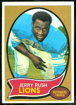 Jerry Rush 1970 Topps football card