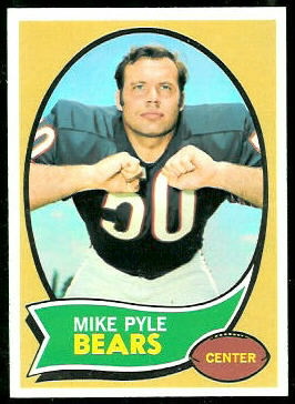 Mike Pyle 1970 Topps football card