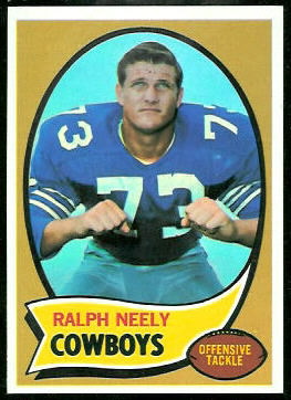 Ralph Neely 1970 Topps football card