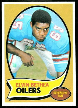 Elvin Bethea 1970 Topps football card