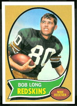 Bob Long 1970 Topps football card