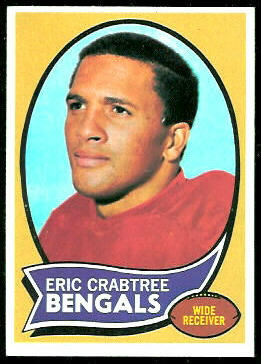 Eric Crabtree 1970 Topps football card