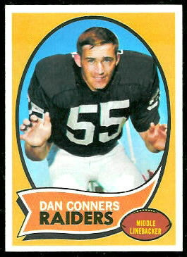 Dan Conners 1970 Topps football card