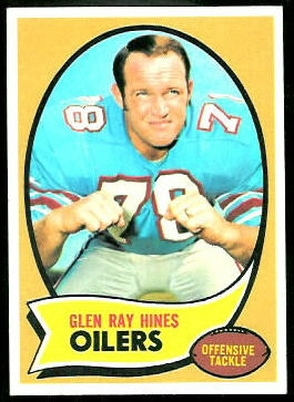 Glen Ray Hines 1970 Topps football card