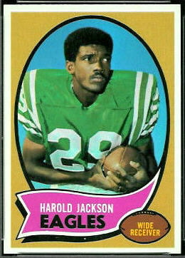 Harold Jackson 1970 Topps football card Harold Jackson 1970 Topps football card