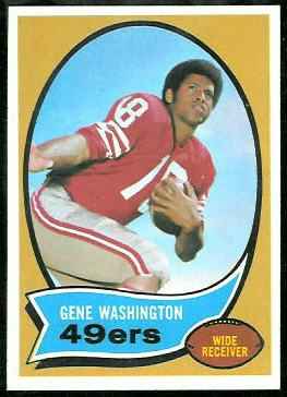 Gene Washington 1970 Topps football card