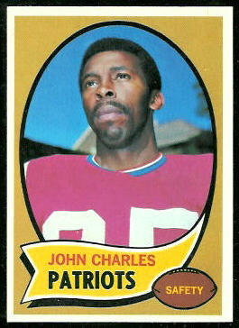 John Charles 1970 Topps football card