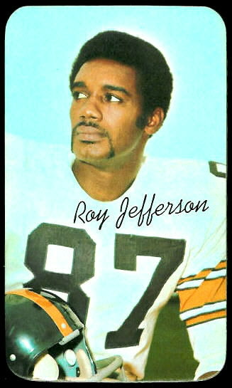 Roy Jefferson 1970 Topps Super football card