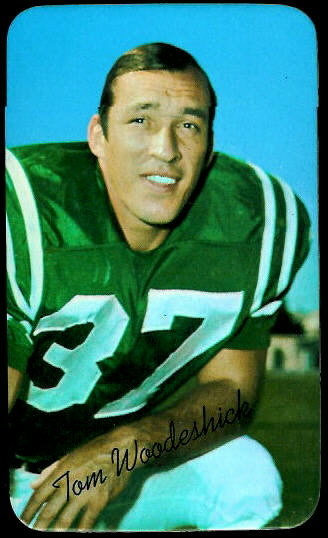 Tom Woodeshick 1970 Topps Super football card