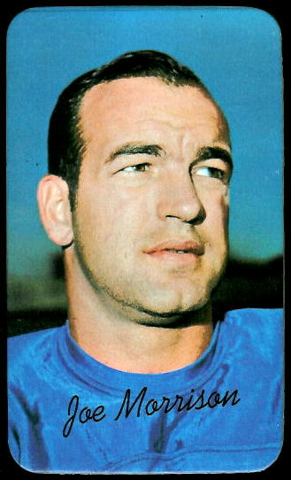 Joe Morrison 1970 Topps Super football card