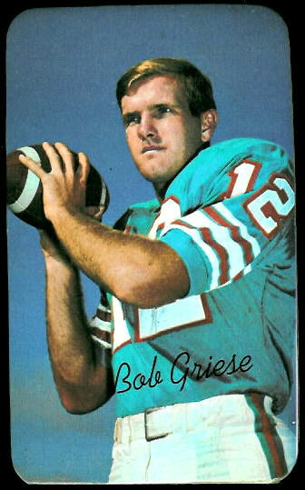 Bob Griese 1970 Topps Super football card