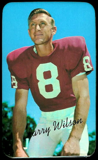 Larry Wilson 1970 Topps Super football card Larry Wilson 1970 Topps Super football card